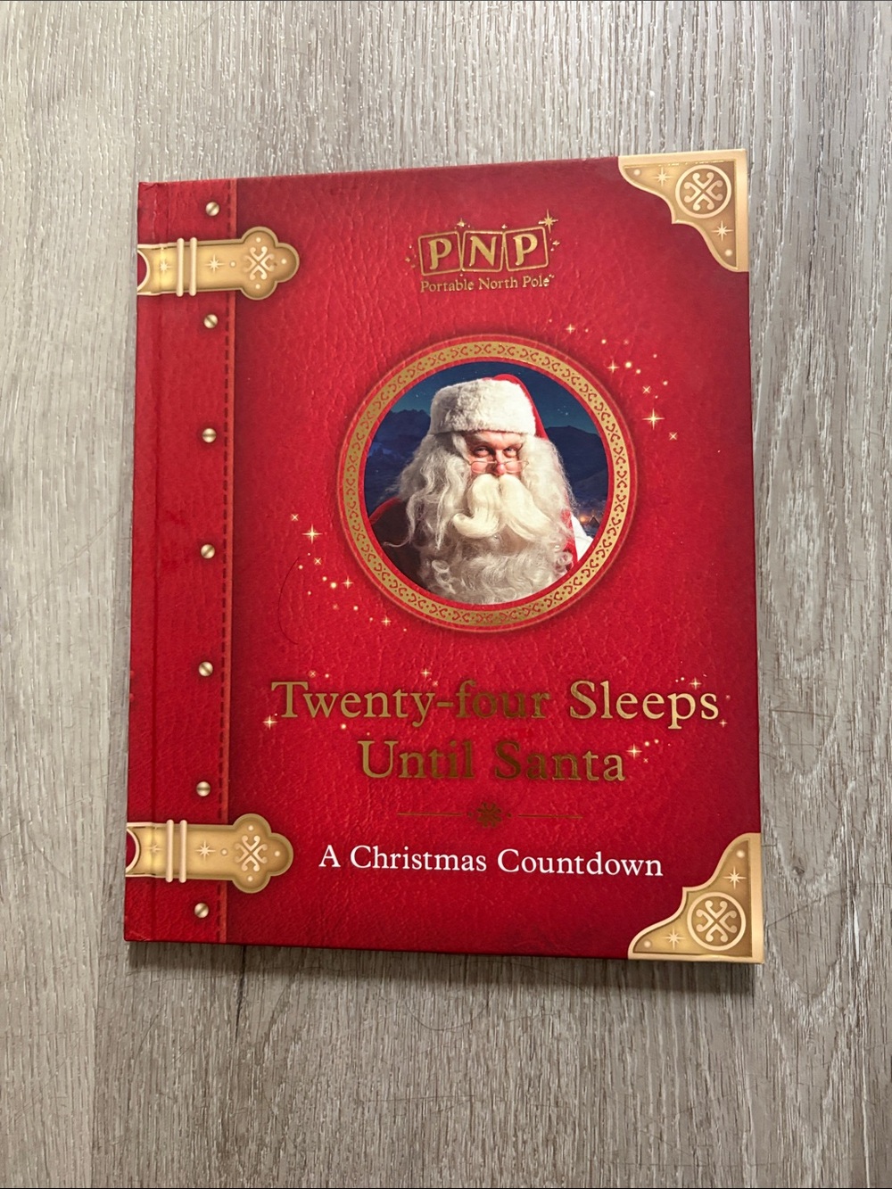 PNP "Twenty-four Sleeps Until Santa" Red Christmas Countdown